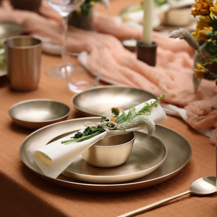 Luxe Bronzeware Kansa Platter