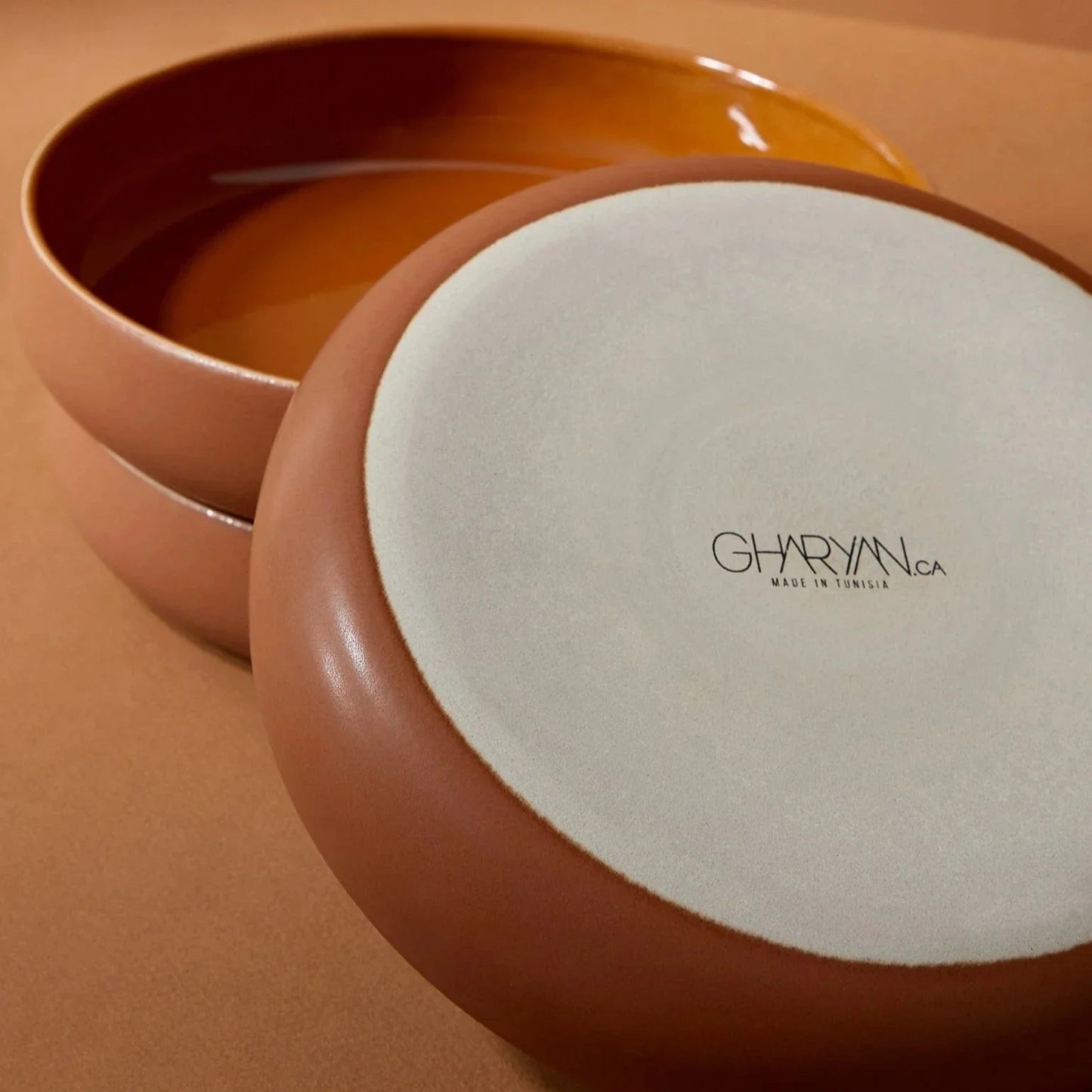 Set of 4 Tunisian Pasta Bowl - Terracotta
