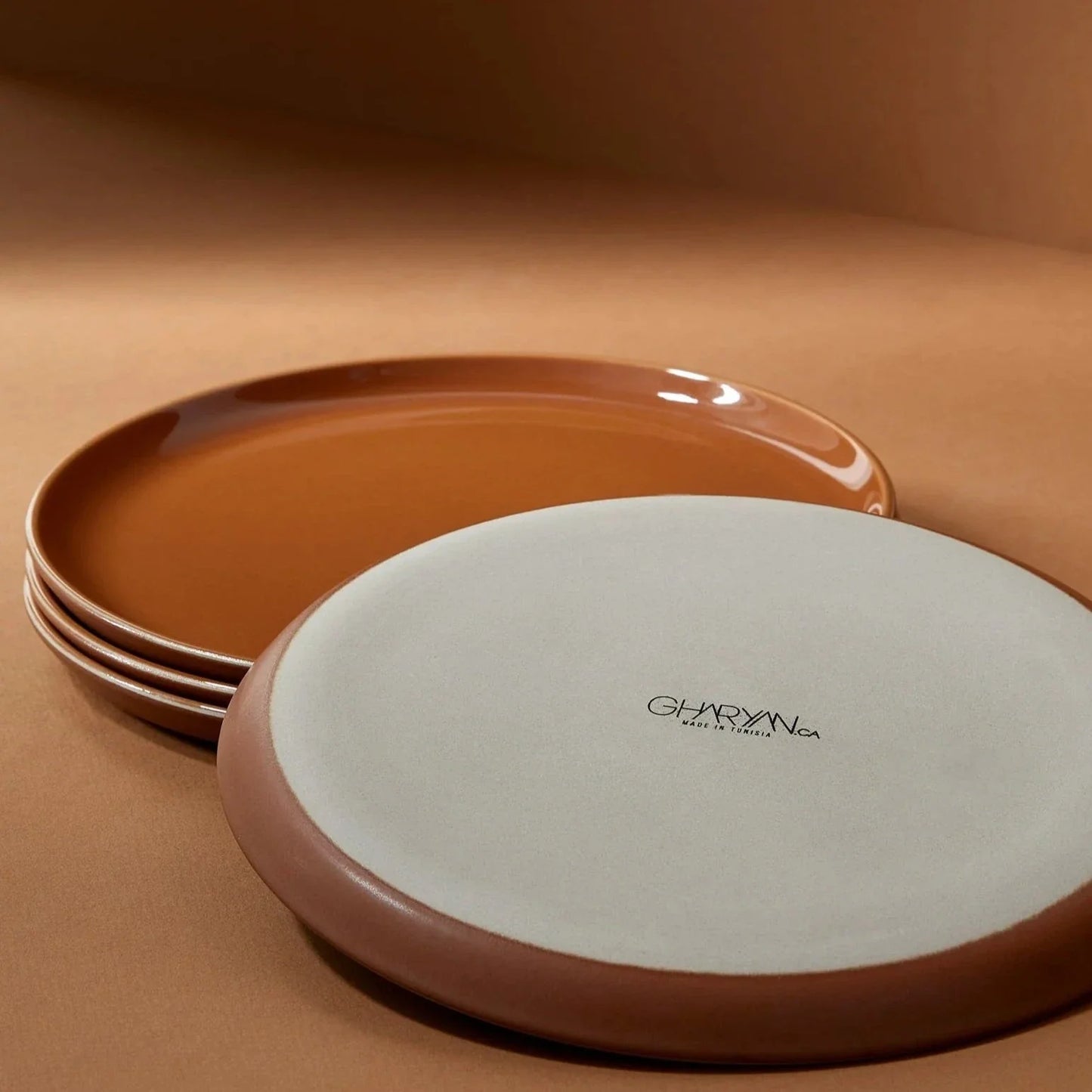 Set of 4 Tunisian Side Plate - Terracotta