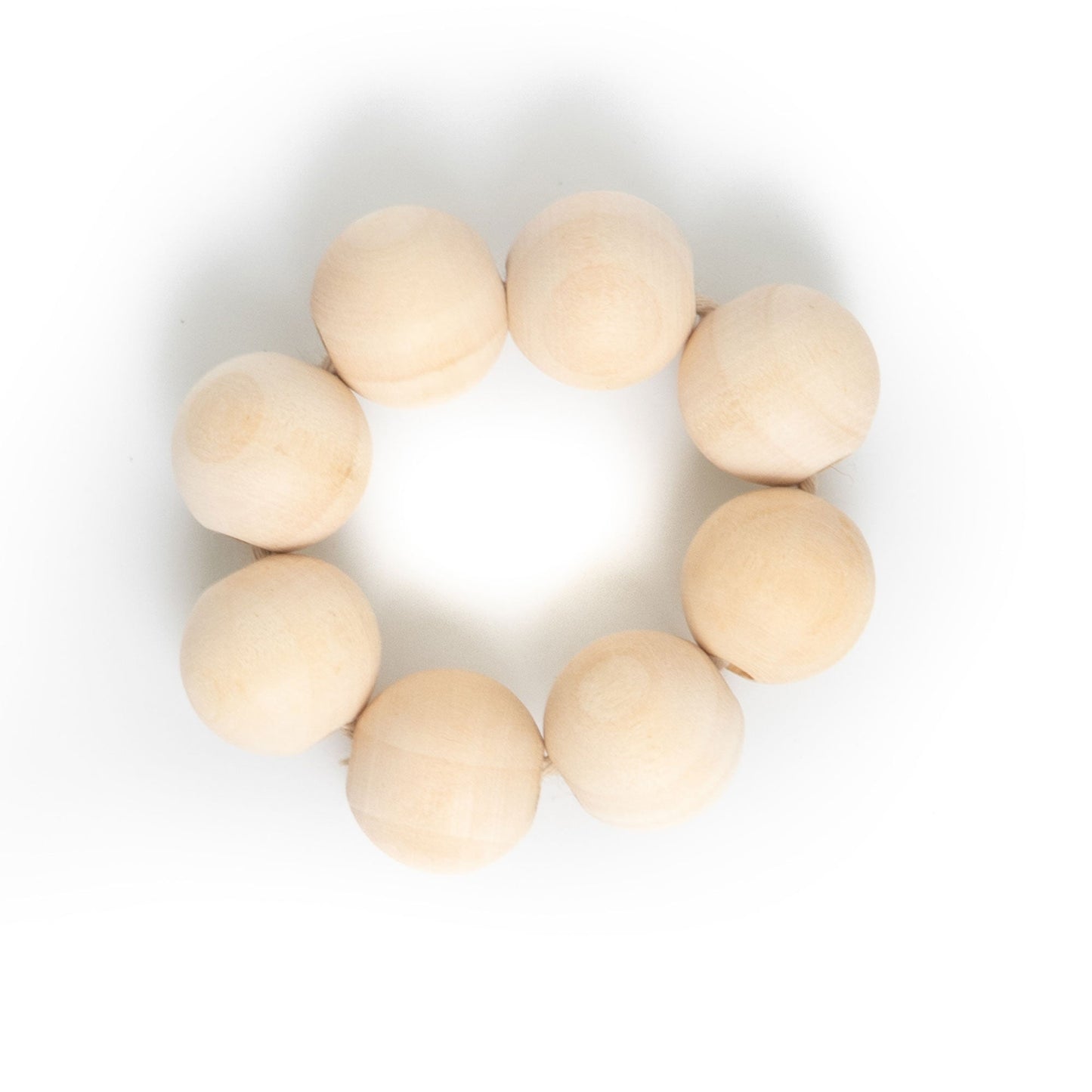 Wooden Spheres Napkin Ring - Set of 4