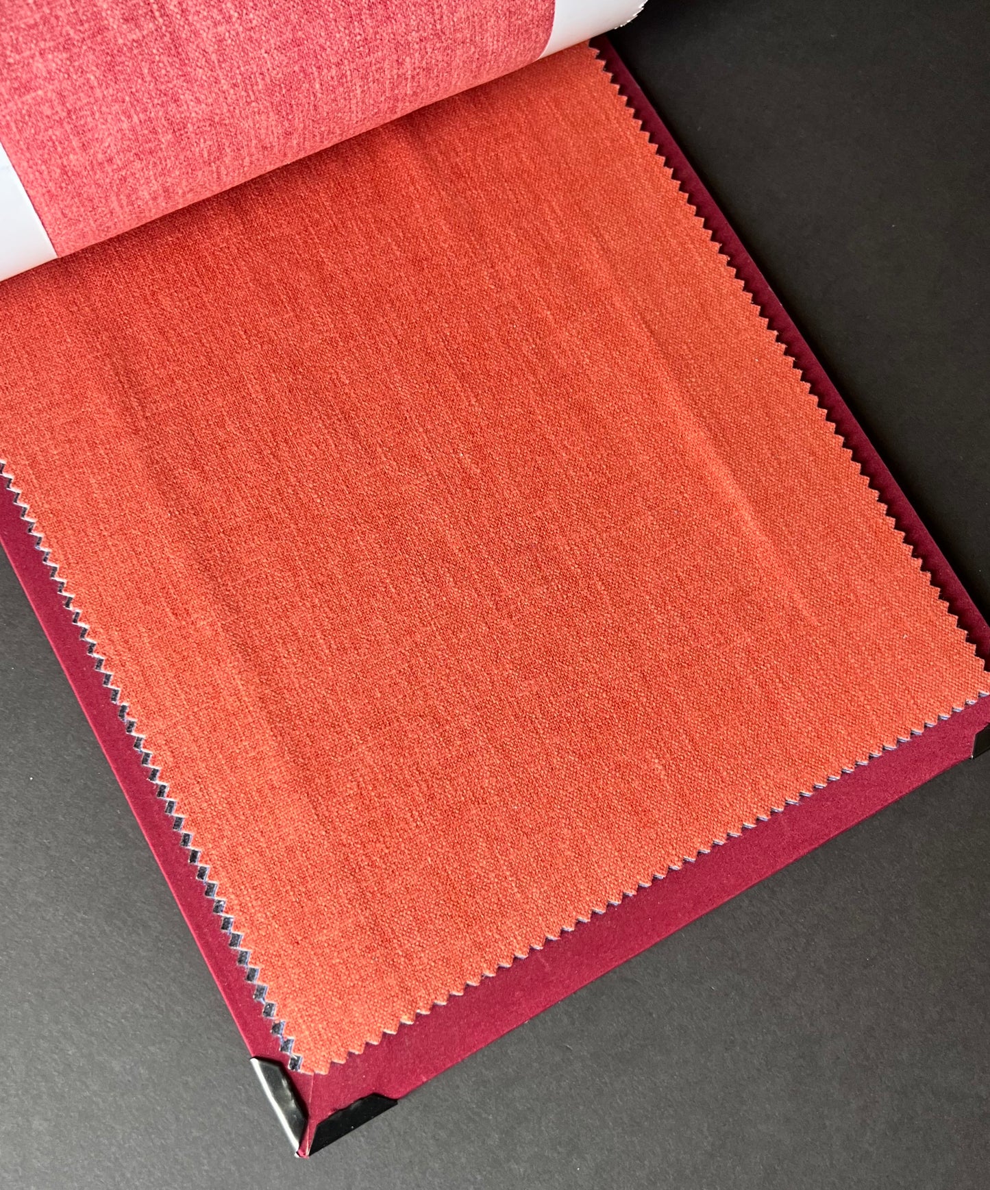 SALSA - Grainy, Linen-like Texture, Burnt-Orange