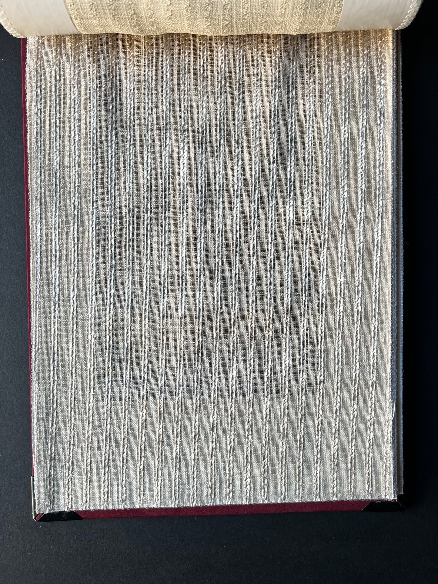 BB10 SHEER- Woven Stripes, Oatmeal