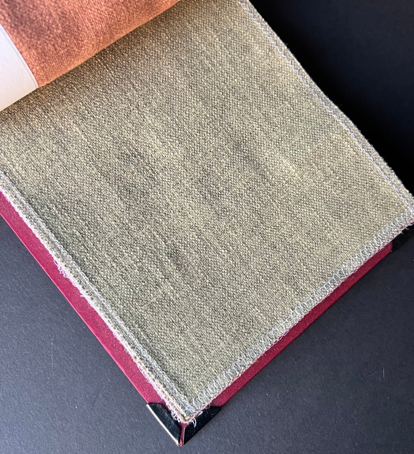 MATSURI - Thick, Linen-like Texture, Olive-Green