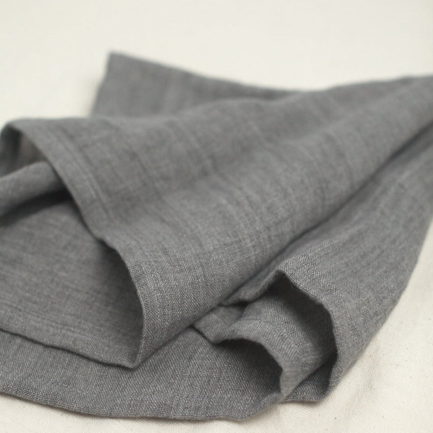 Stone Washed Linen Napkins, Oyster - Set of 4