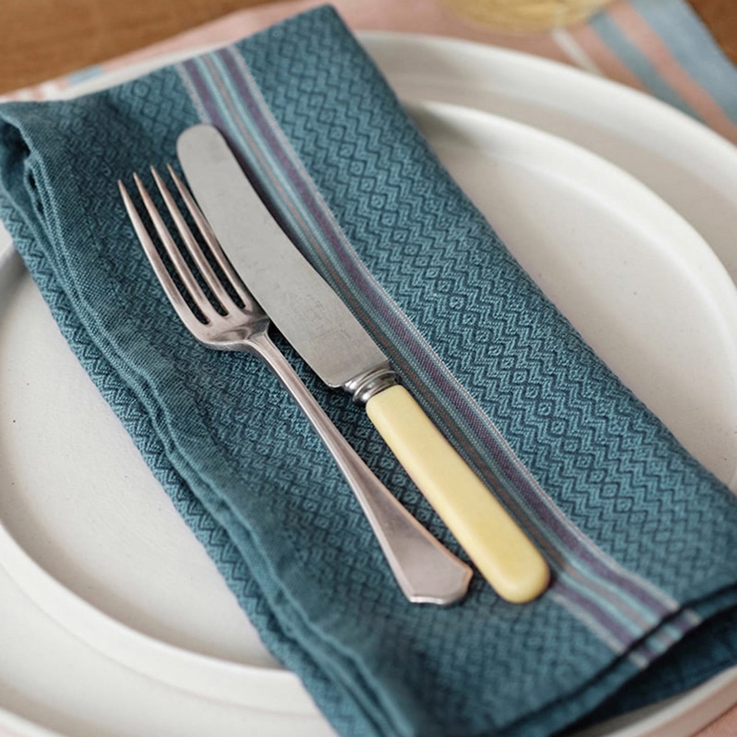 Set of 4 - Boma Napkins - Multi (Cumin/Ginger/Mint/Truffle)