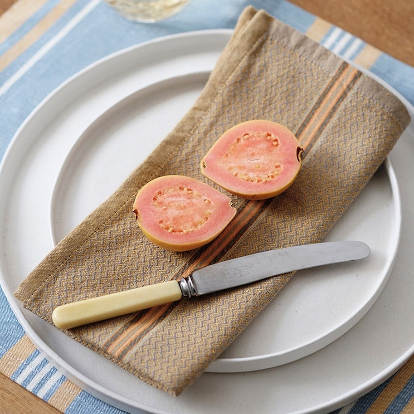 Set of 4 - Boma Napkins - Multi (Cumin/Ginger/Mint/Truffle)
