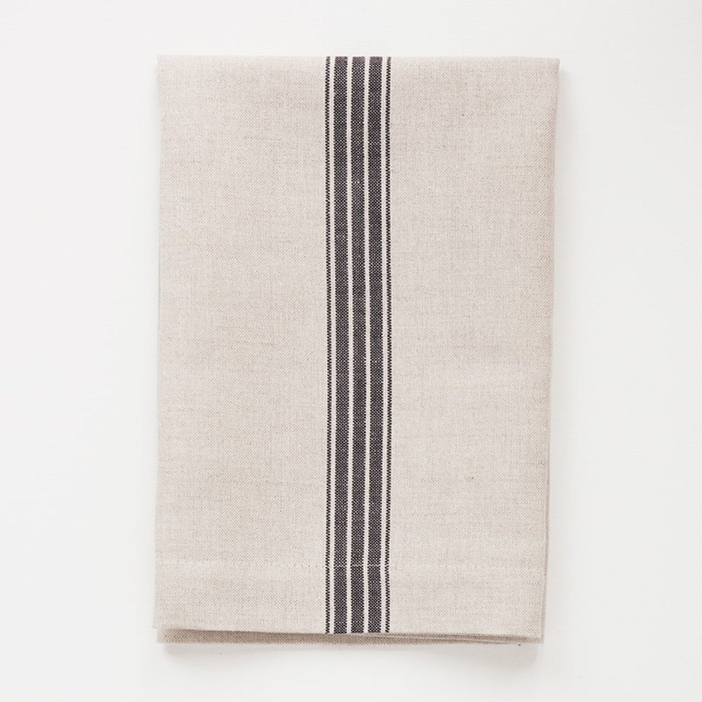 Set of 4 - Provincial Napkins - Natural / French Navy