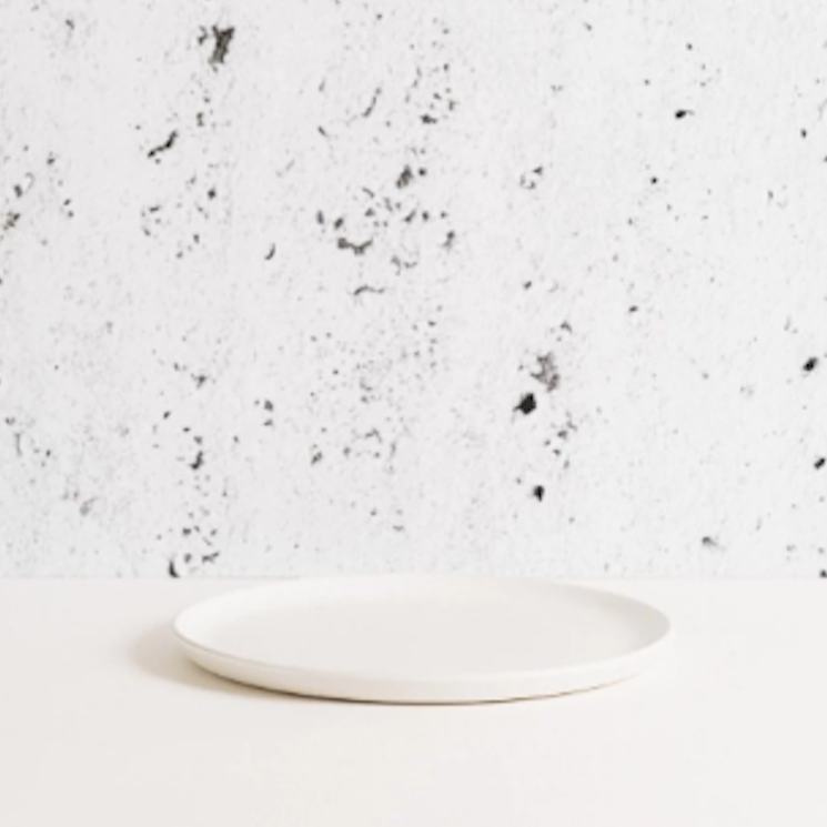 Set of 4 Tunisian Side Plate - Matte White