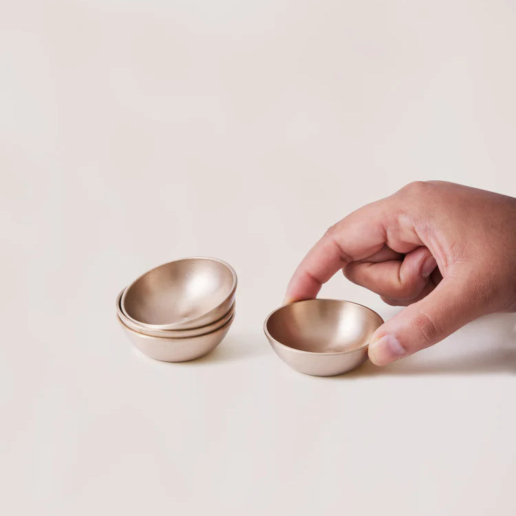 Bronzeware Kansa Dip Bowl, 1.5" - Set of 4