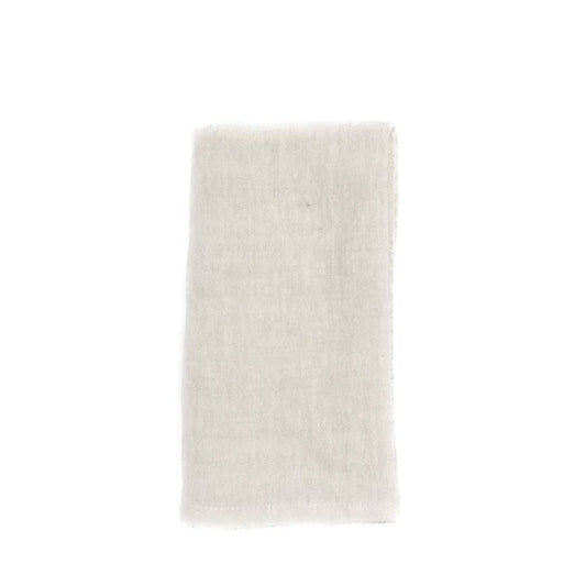 Stone Washed Linen Napkins, Natural - Set of 4