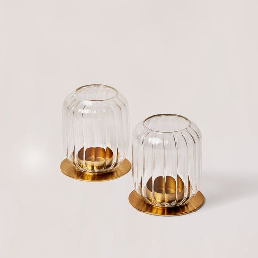 Kira Glass Lantern - set of 2