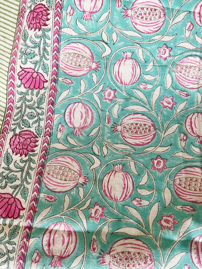 Hand Block Printed Tablecloth