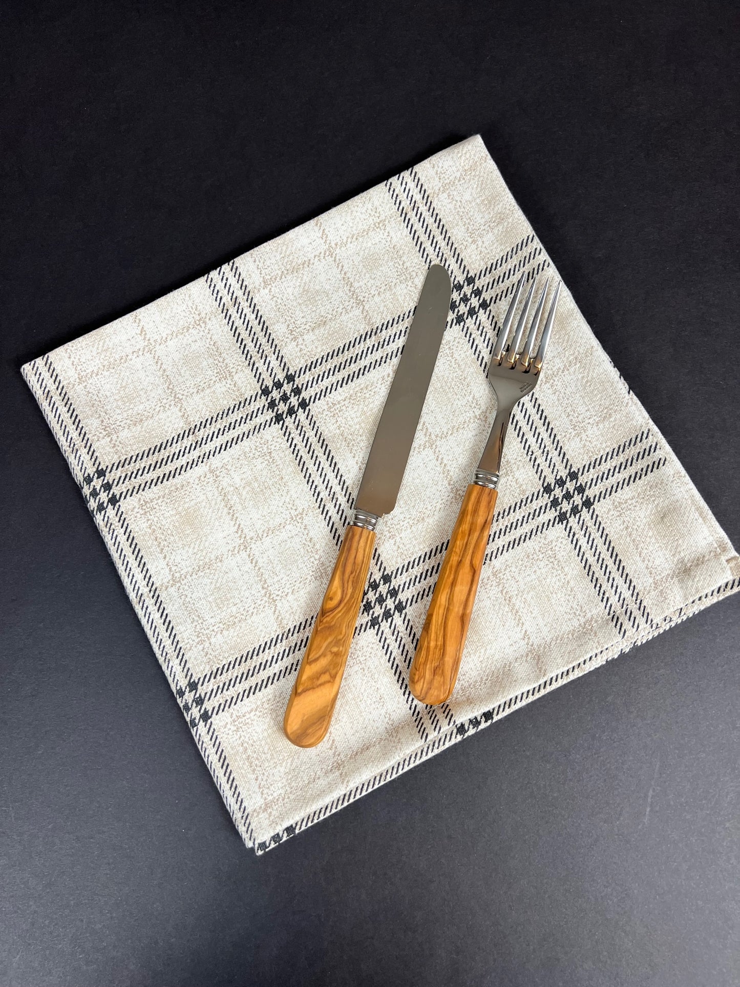 Dinner Napkin 20x20 inches-Plaid